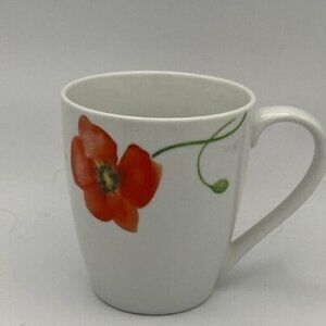 Tabletops Unlimited Gallery‎ Poppy Coffee Tea Chocolate Mug (s) Orange Flower